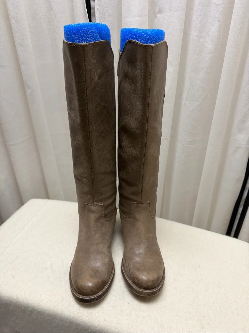 Lucky Brand Tall Brown Leather Over-the-Knee Boots